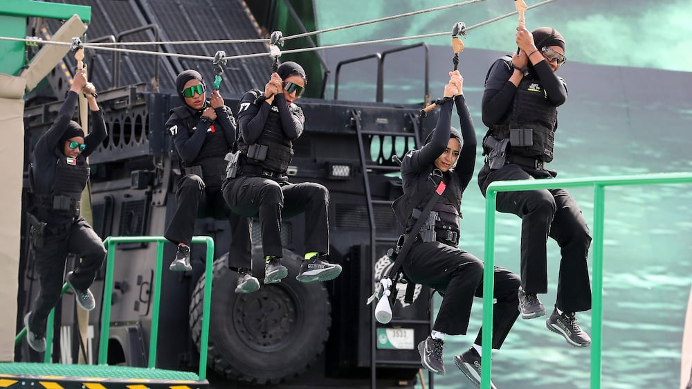 Female SWAT team makes its debut at UAE competition