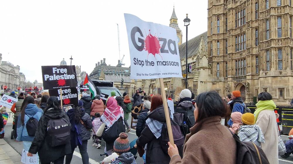 Pupils in the UK demand a ceasefire in Gaza