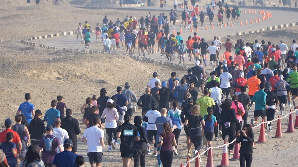Egypt's Saqqara Pyramid Race hosts more than 1,500 runners
