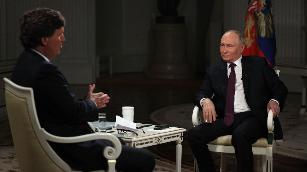 Vladimir Putin tells US journalist defeating Russia is impossible