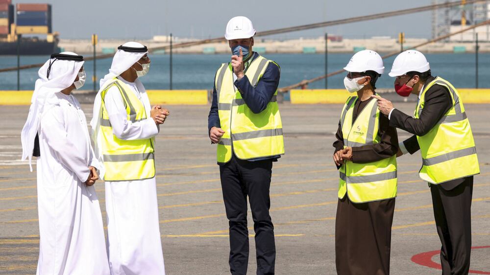 Prince William visits Jebel Ali Port in Dubai