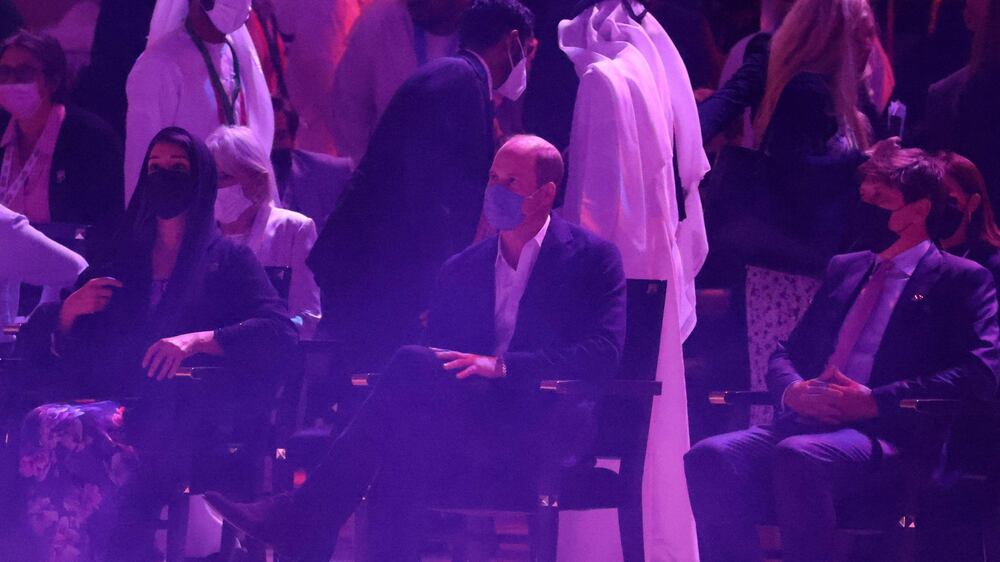 Prince William wraps up first day in Dubai with UK pavilion visit and Expo concert