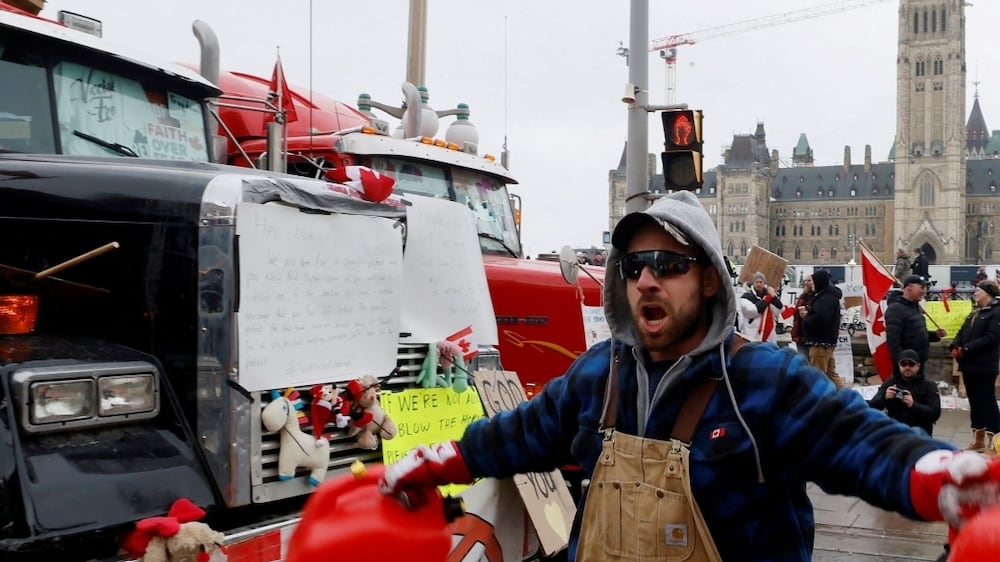 A look inside the lorry protest that has paralysed Canada