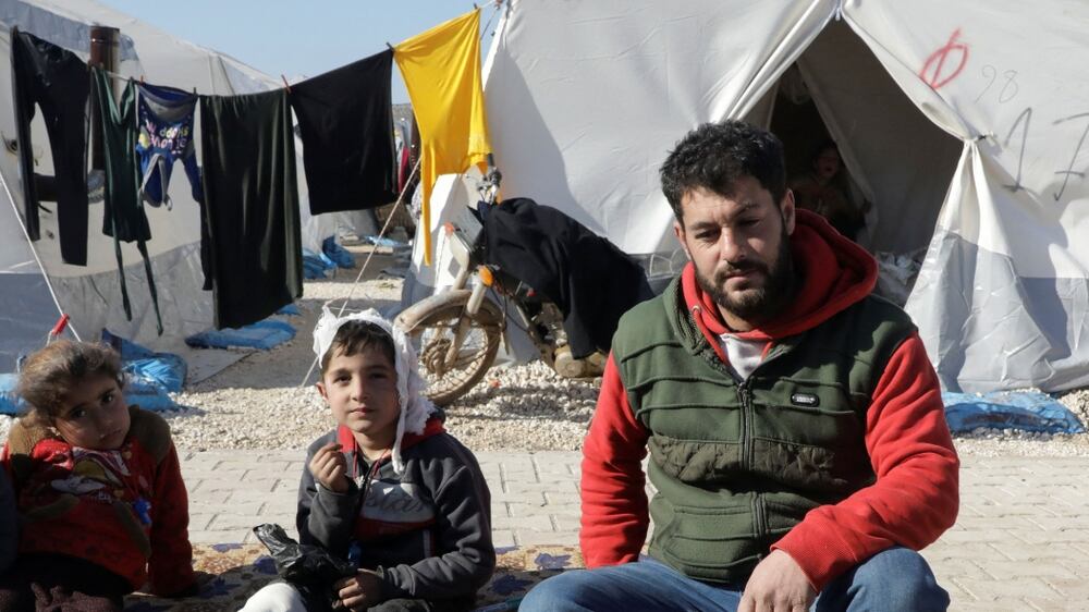 Syrian earthquake survivors wait for aid in freezing conditions