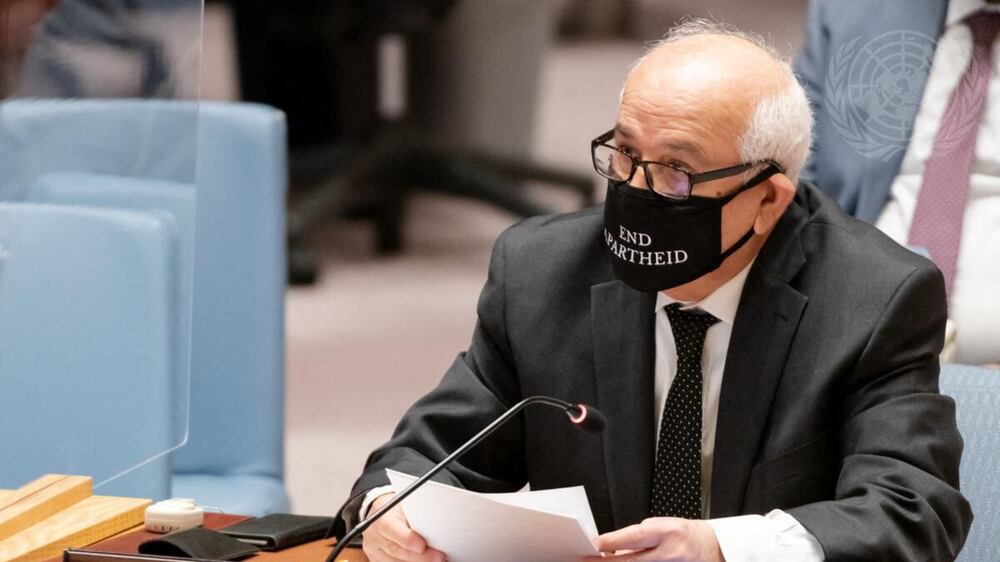 Palestine’s UN envoy moved to tears at ICJ hearing