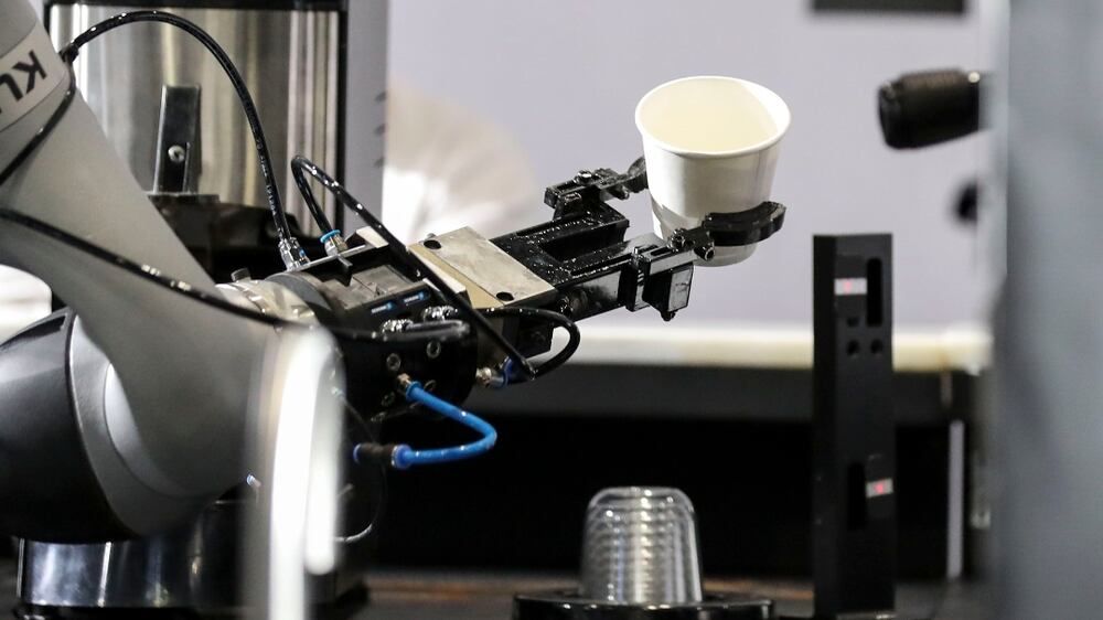 UAE-built robot barista can make coffee in three minutes