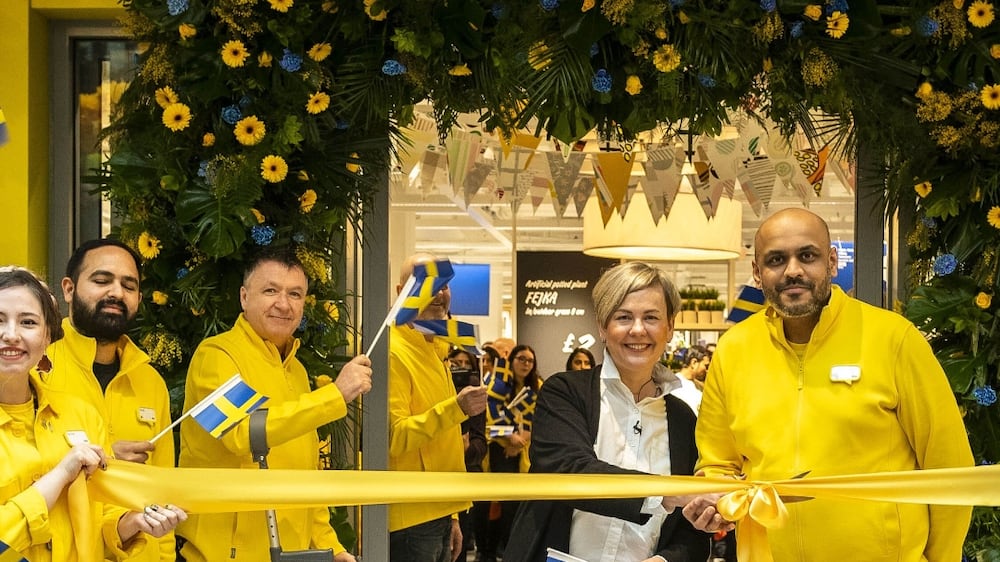 Inside Ikea's first store in central London