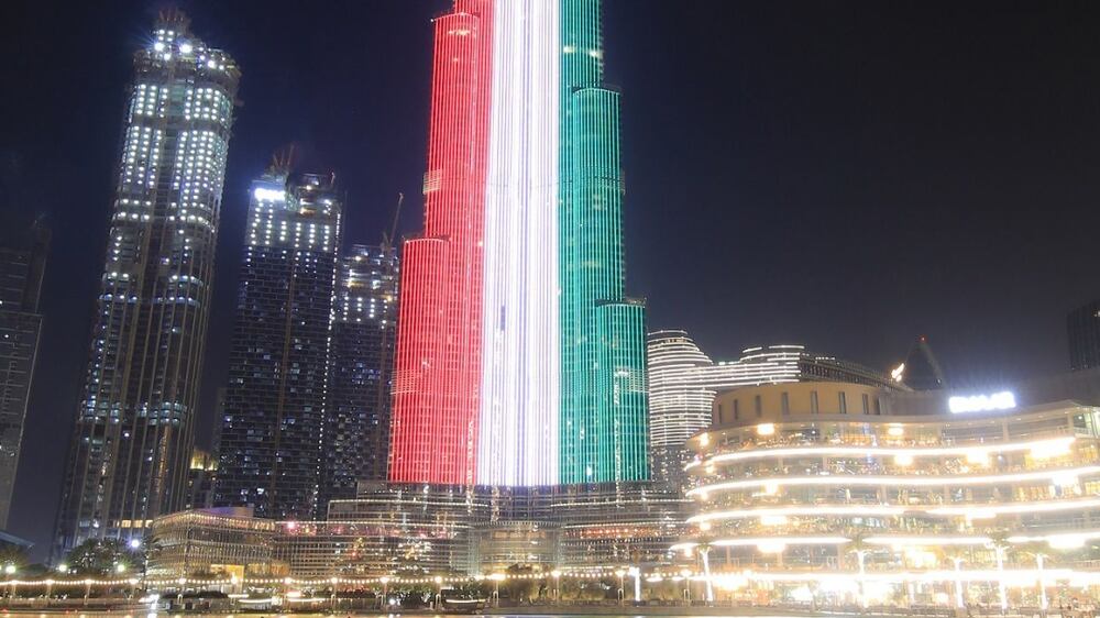 Burj Khalifa lights up for Kuwait's national day