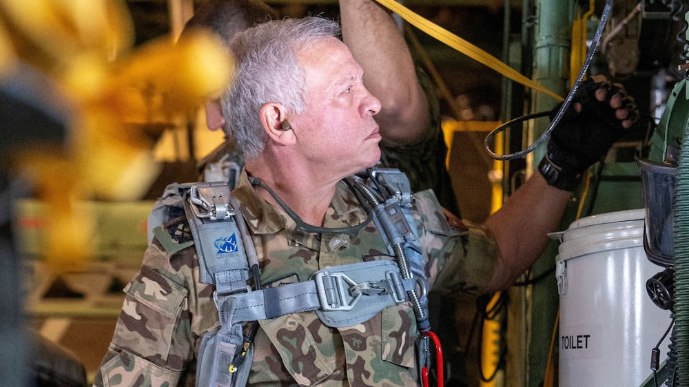 Jordan's King Abdullah joins air force crews dropping aid over Gaza