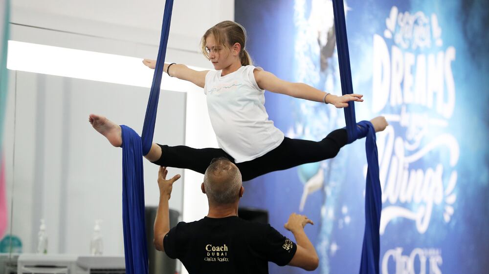 Dubai Circus School empowers children by equipping them with acrobatics skills
