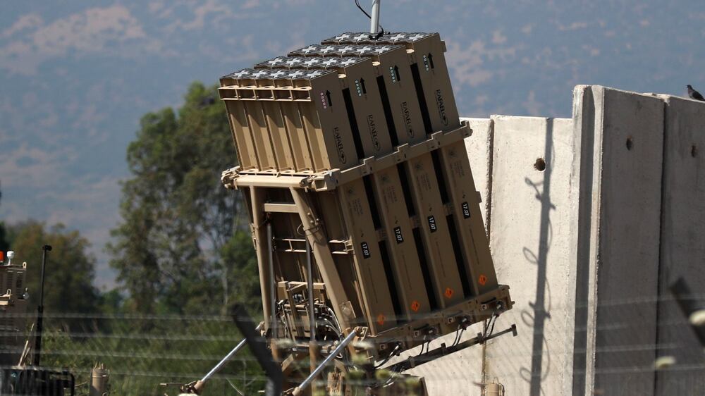 Israel's Iron Dome air defence system intercepts Hezbollah missiles
