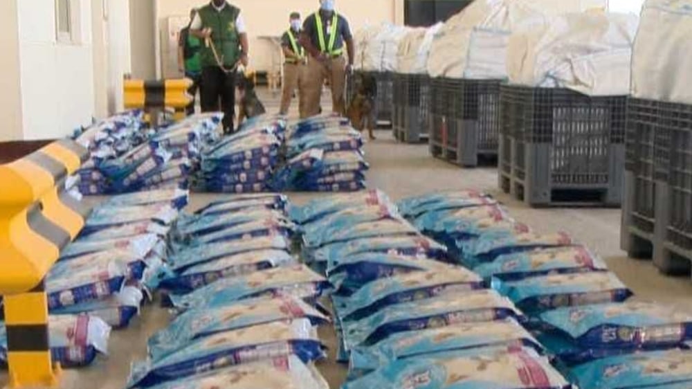 Watch: Abu Dhabi Police seize 1.5 tonnes of heroin hidden in pet food