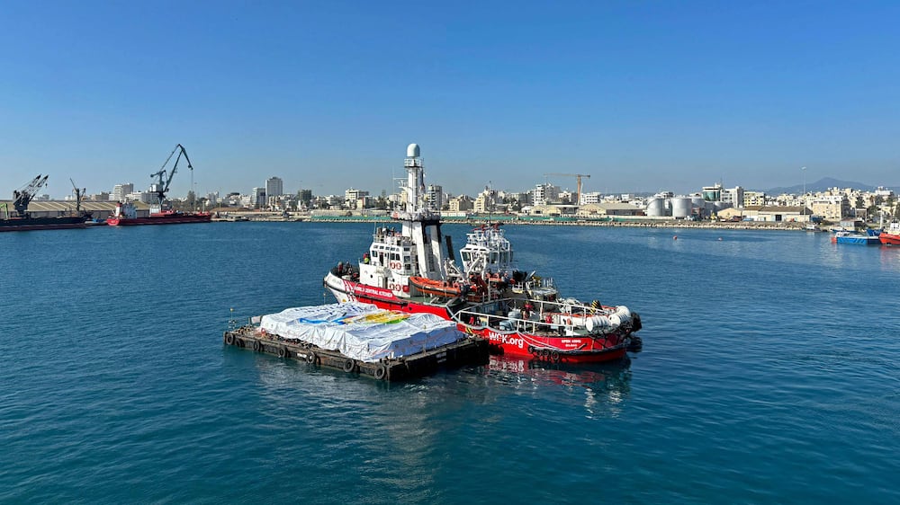 First aid ship leaves Cyprus for Gaza