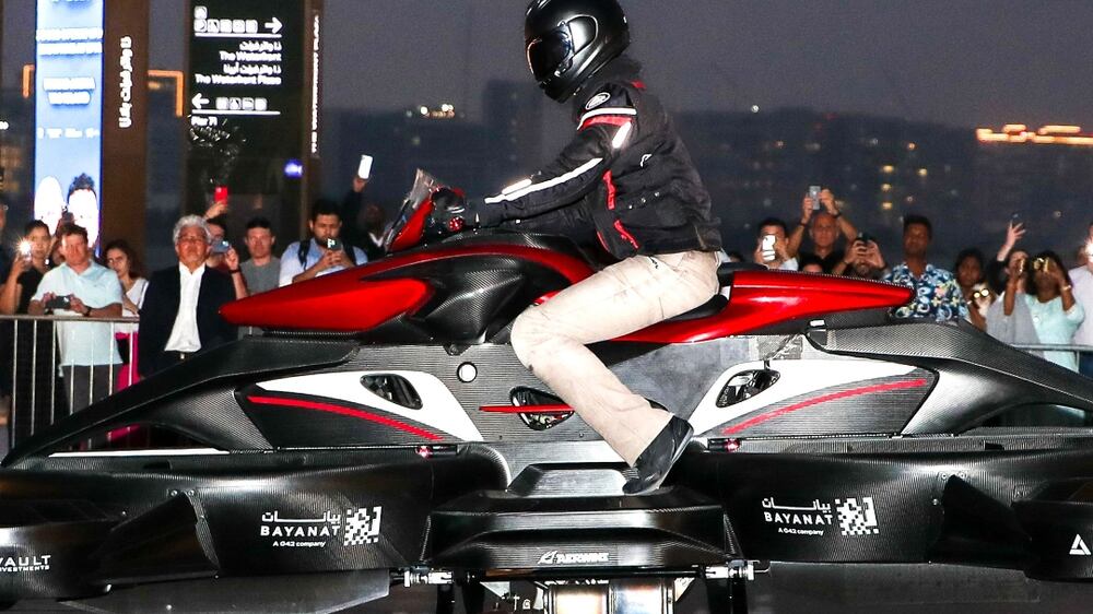 Watch: Hoverbike takes flight in Abu Dhabi