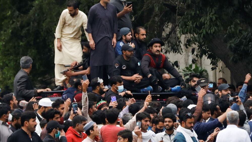 Imran Khan arrives at Lahore high court