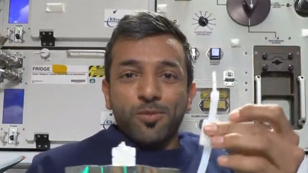 Sultan Al Neyadi shows us how to make coffee in space