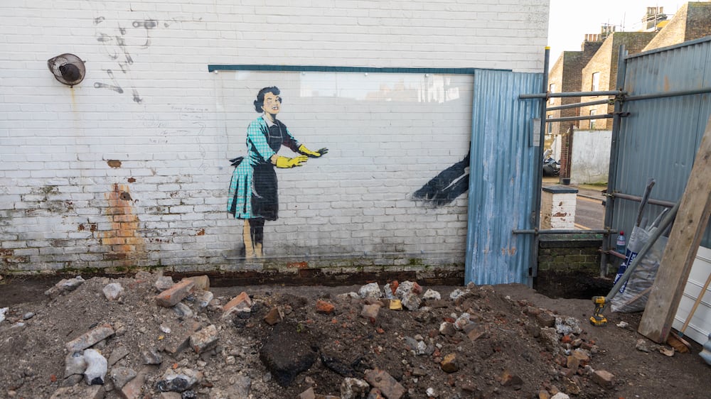 What happens if you find a Banksy mural on your house?