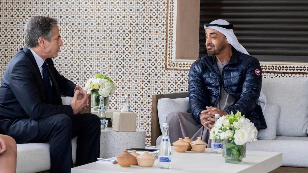 Sheikh Mohamed bin Zayed meets US Secretary of State Antony Blinken