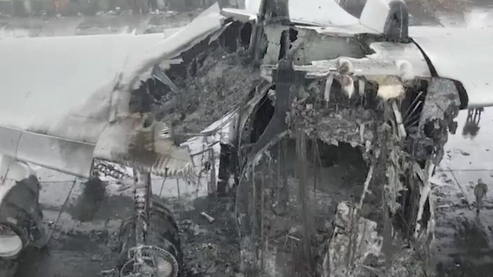World's heaviest aircraft lies destroyed at Ukrainian airport