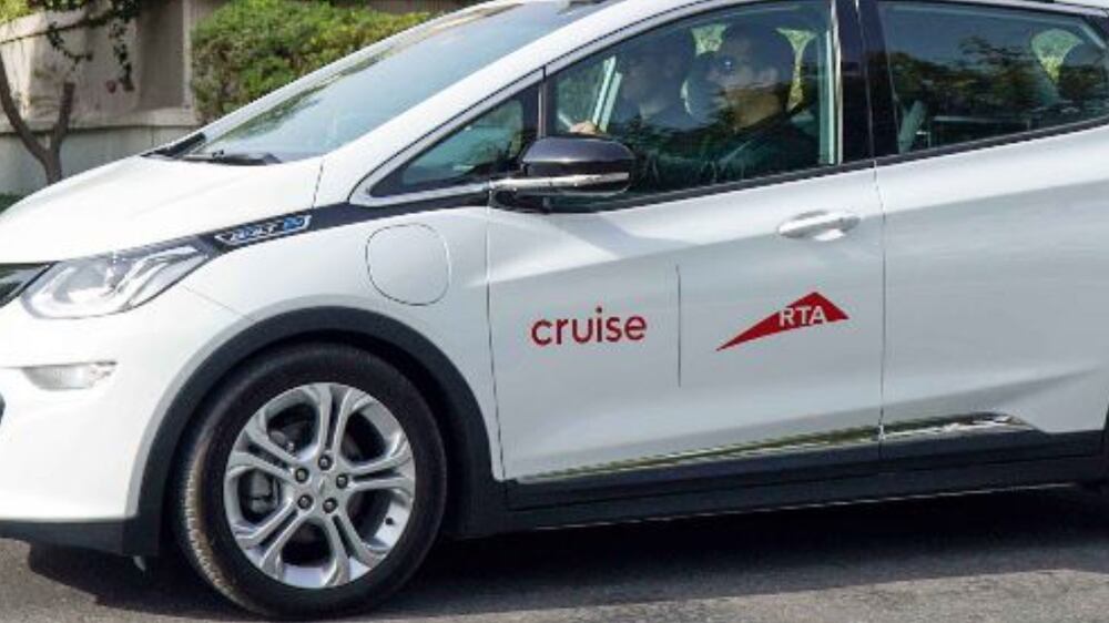 Two Chevrolet Bolt electric vehicles have joined emirate's public transport fleet under a partnership with US firm Cruise.