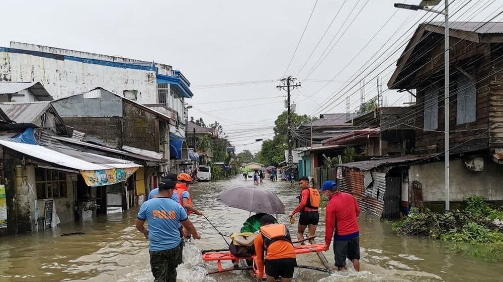 Dozens killed by flooding in the Philippines