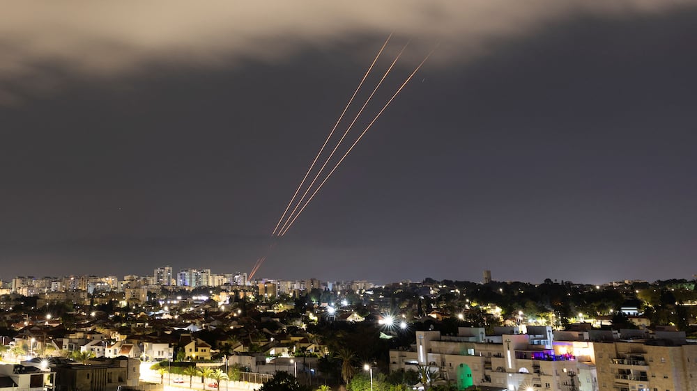 Watch: Iranian missiles intercepted over Jerusalem