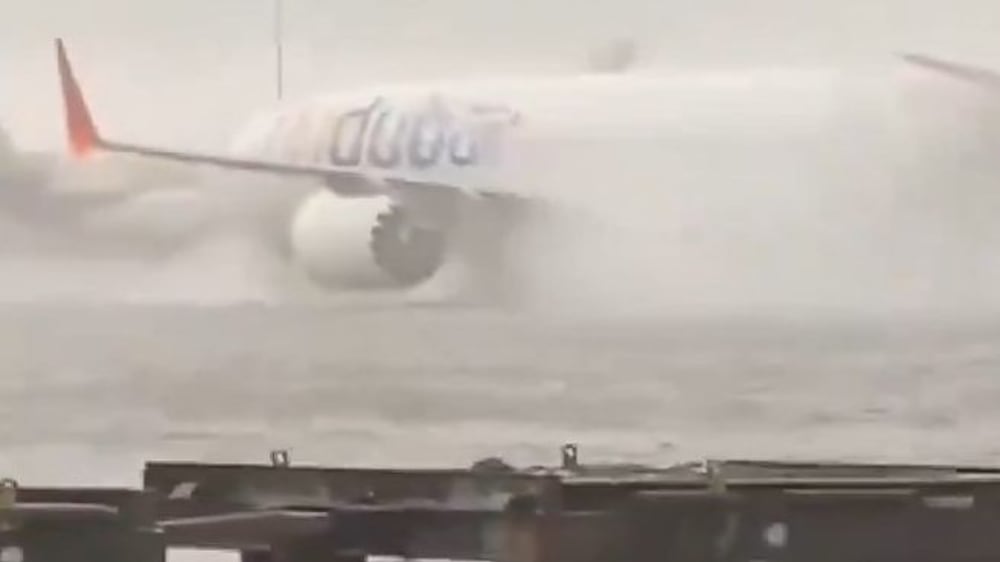 Dubai airport floods after heavy rain in the UAE