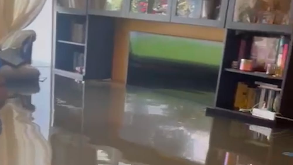 Dubai flood wrecks family's home