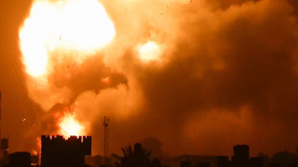 Israeli air strikes hit Gaza Strip after rockets fired from enclave