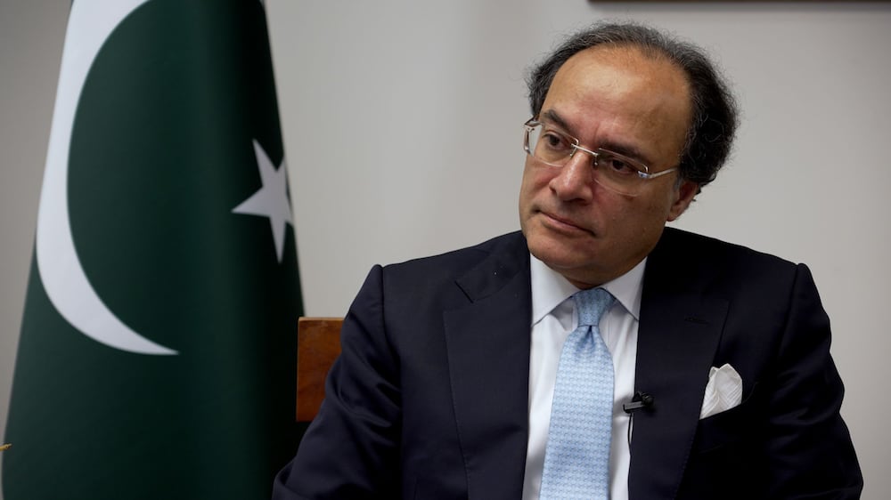 Pakistani finance minister sees improving economic outlook