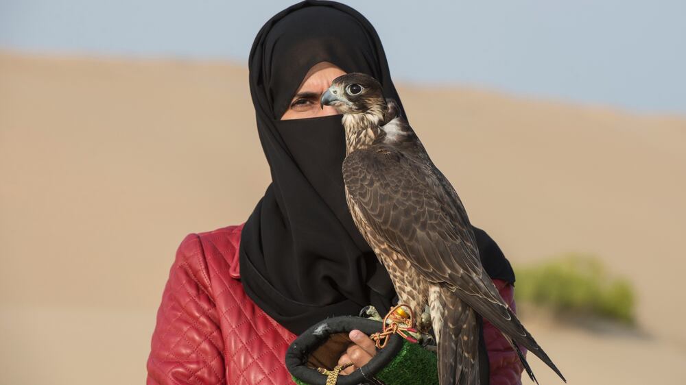Meet the Emirati woman aiming to preserve the sport of falconry