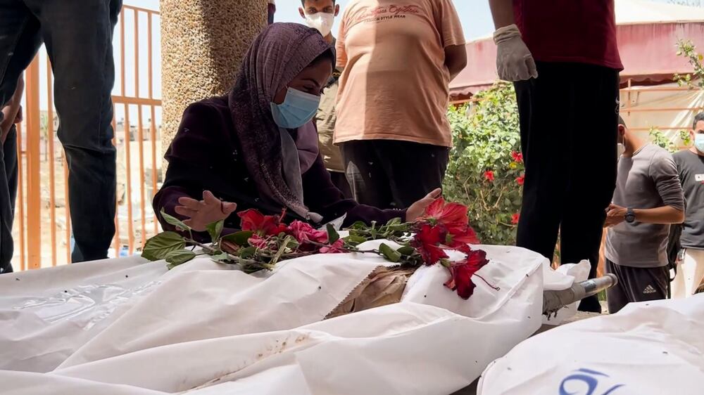 Grief as loved ones found at mass grave in Gaza