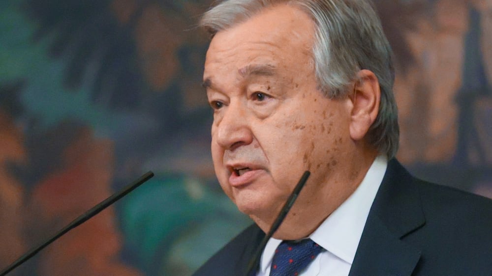 UN's Guterres condemns Russian invasion of Ukraine while in Moscow