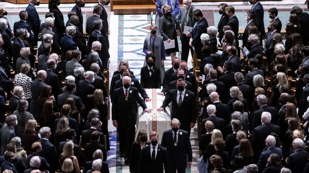 World leaders attend Madeleine Albright's funeral