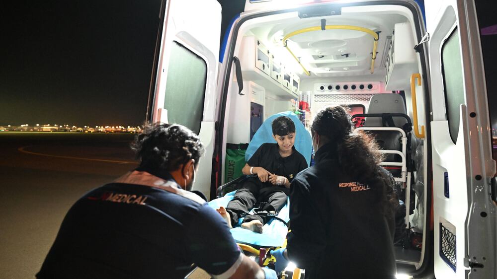 More Gazans arrive in UAE for hospital treatment