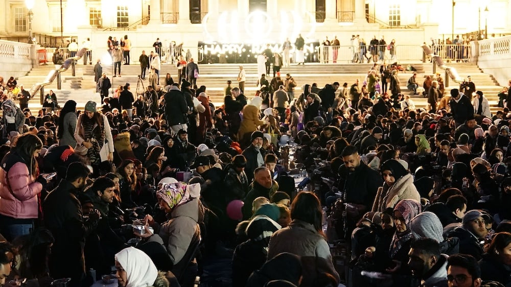 Trafalgar Square hosts Iftar on final week of Ramadan