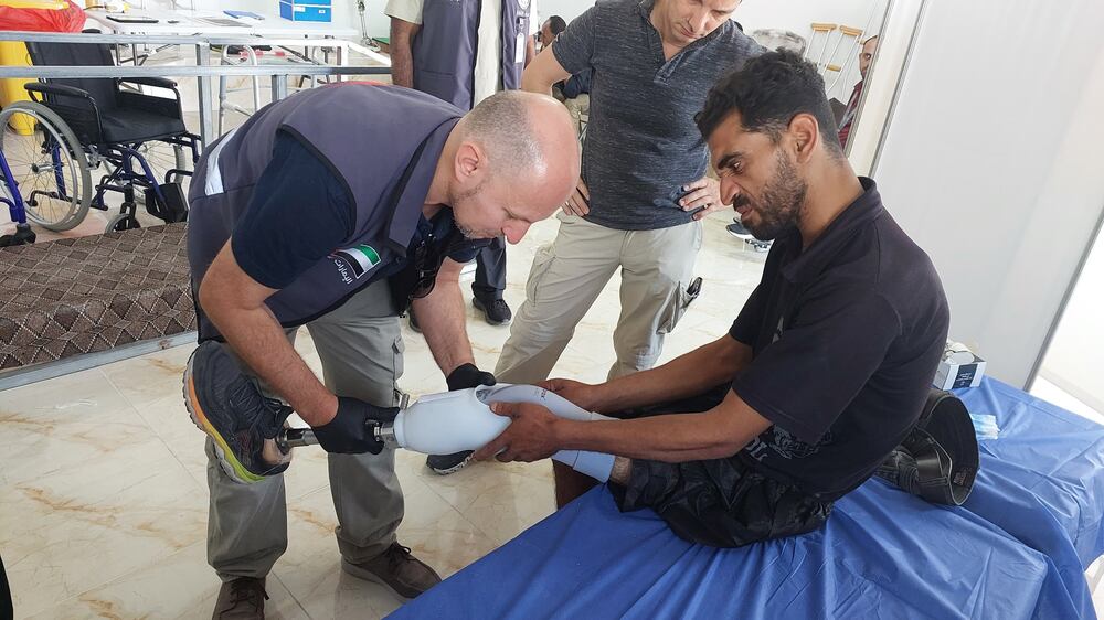 UAE field hospital in Rafah offers prosthetic limbs to Palestinians