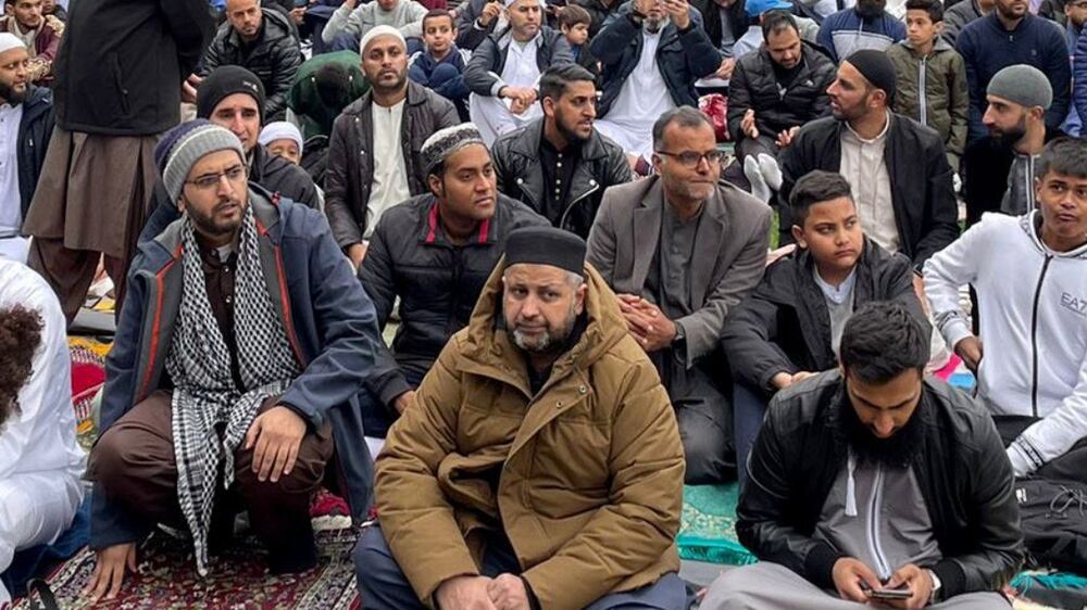 UK's Blackburn Rovers football club hosts Eid prayers on pitch