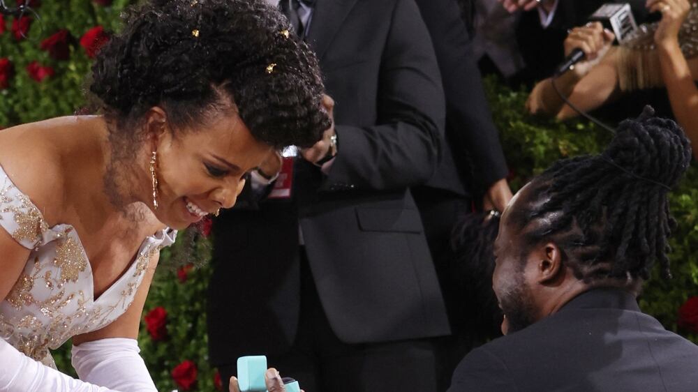 Couple gets engaged on the Met Gala red carpet