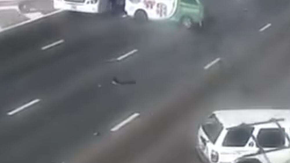 Watch: Abu Dhabi Police video shows shocking road accident