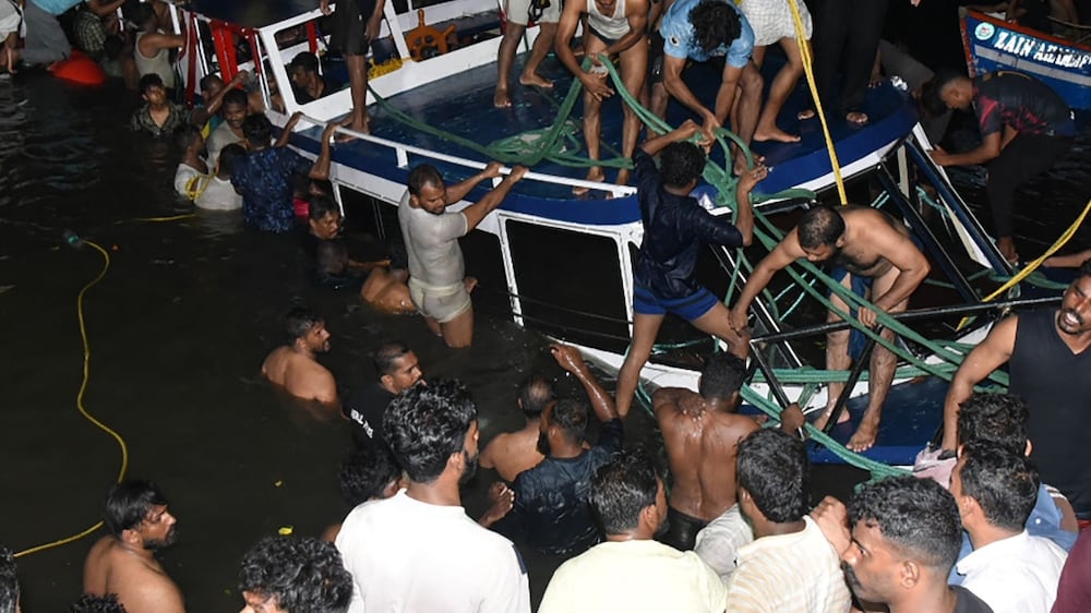 Many dead as boat overturns in India’s Kerala state