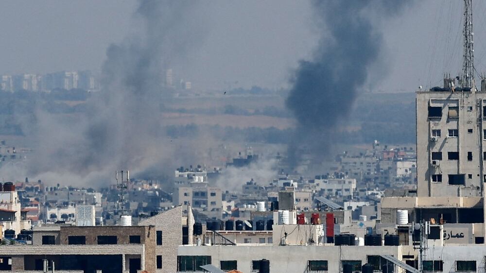 Israel hits targets in Gaza as Palestinians fire rockets across border