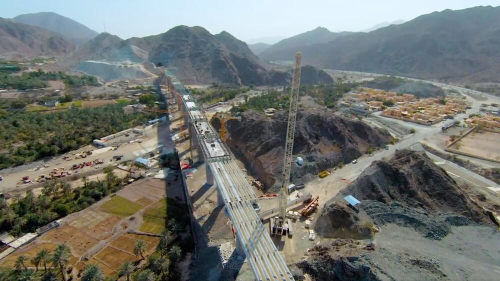 A look at the UAE's highest bridge