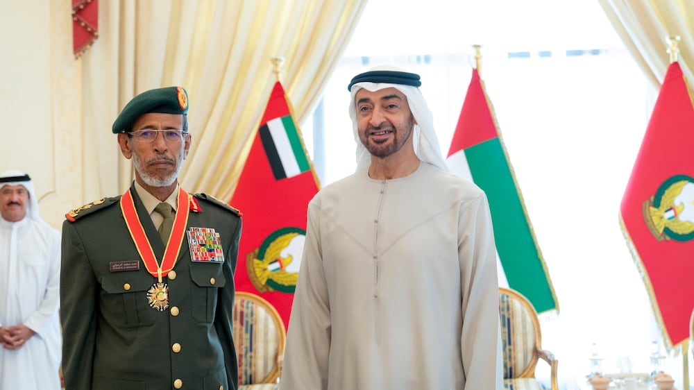 Sheikh Mohamed bin Zayed honours Lt Gen Hamad Al Rumaithi with Zayed Military Order