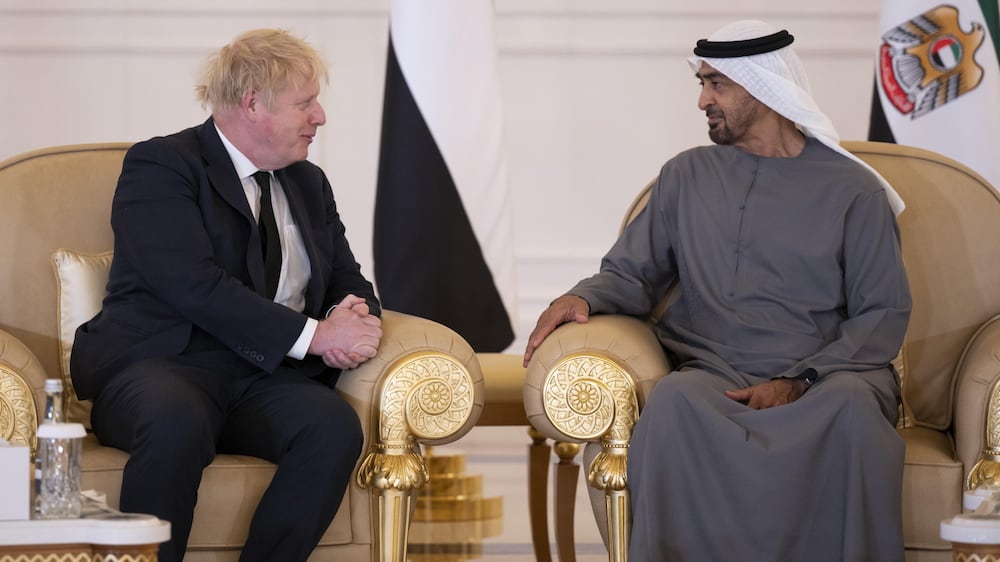 Boris Johnson pays his respects after Sheikh Khalifa's death