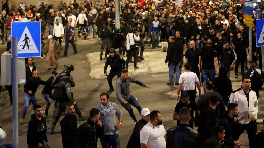 Violence erupts in Jerusalem after funeral of Palestinian man