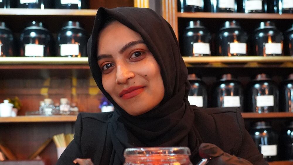 Easmin Begum, shop assistant at the London Tea Exchange. Victoria Pertusa / The National
