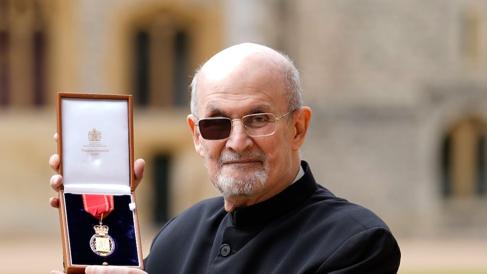 Watch: Salman Rushdie receives The Order of the Companions of Honour at Windsor Castle