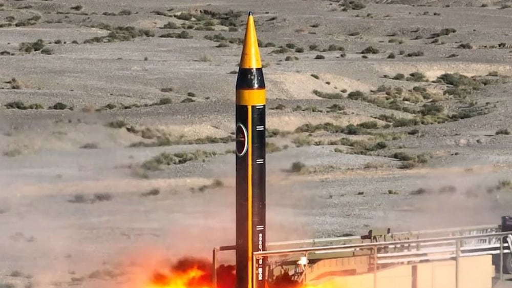 Iran unveils latest ballistic missile