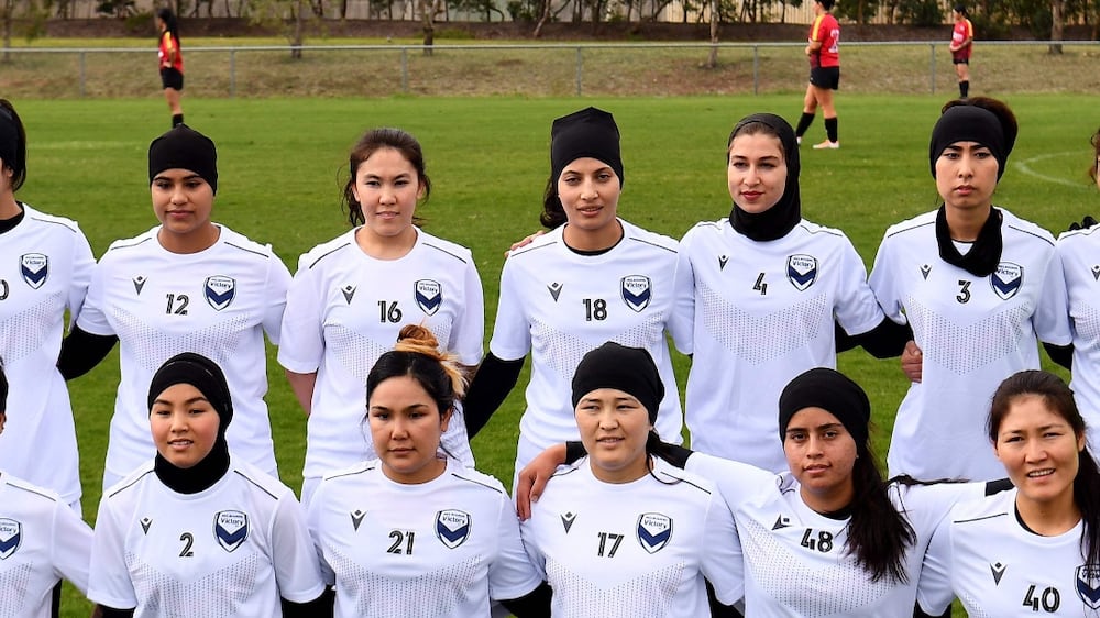 Afghanistan women's football team playing together again in Australia